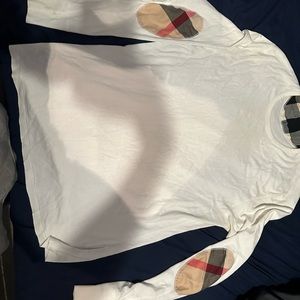 Burberry nova check long sleeve t shirt large